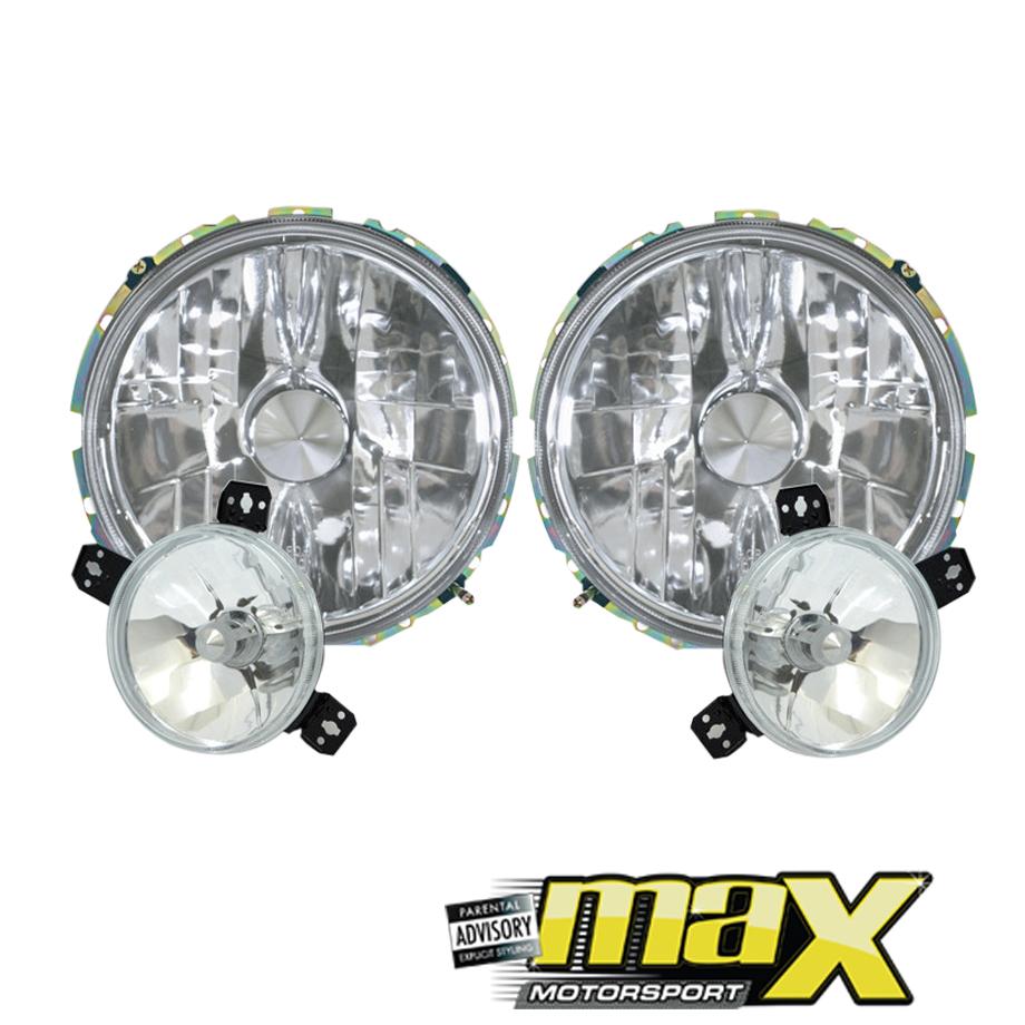 VW Golf 1 Crystal Headlights Inner & Outters maxmotorsports