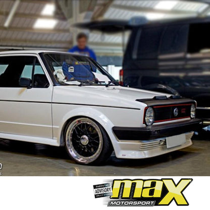 VW Golf 1 Fibre Glass BBS Style Front Bumper Add On Max Motorsport