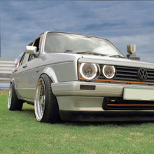 Load image into Gallery viewer, VW Golf 1 Smoked Crystal Angel Eye LED Headlights (Inners &amp; Outters) maxmotorsports
