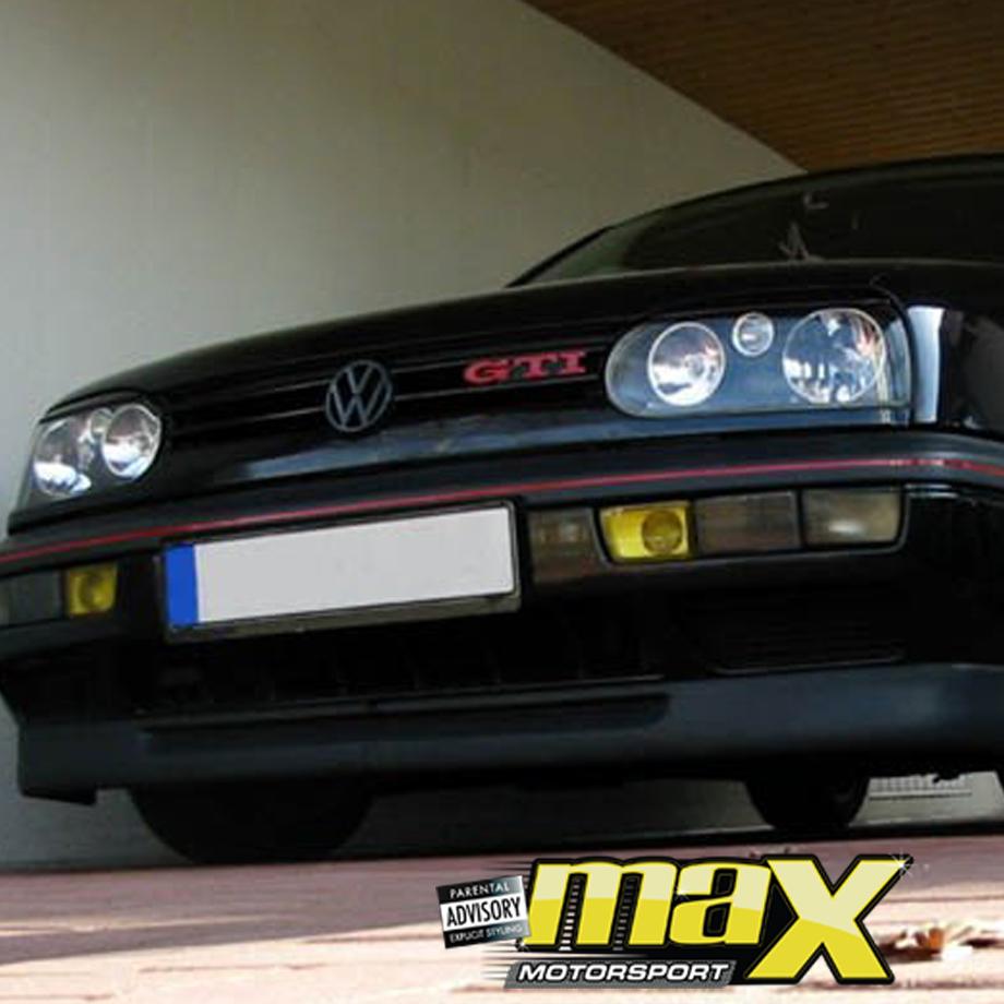 VW Golf 3 Black Diamond Headlights (Golf 4 Style) maxmotorsports