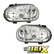 Load image into Gallery viewer, VW Golf 4 OEM Style Crystal Headlights maxmotorsports
