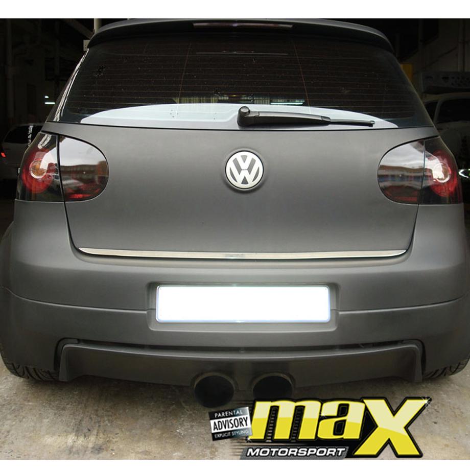 VW Golf 5 Chrome Boot Lid Strip maxmotorsports