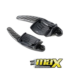Load image into Gallery viewer, VW Golf 5 DSG Carbon Fibre Paddle Shift Extensions maxmotorsports
