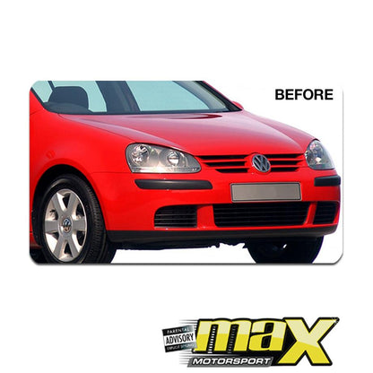 VW Golf 5 GTI Plastic Front Bumper Upgrade maxmotorsports