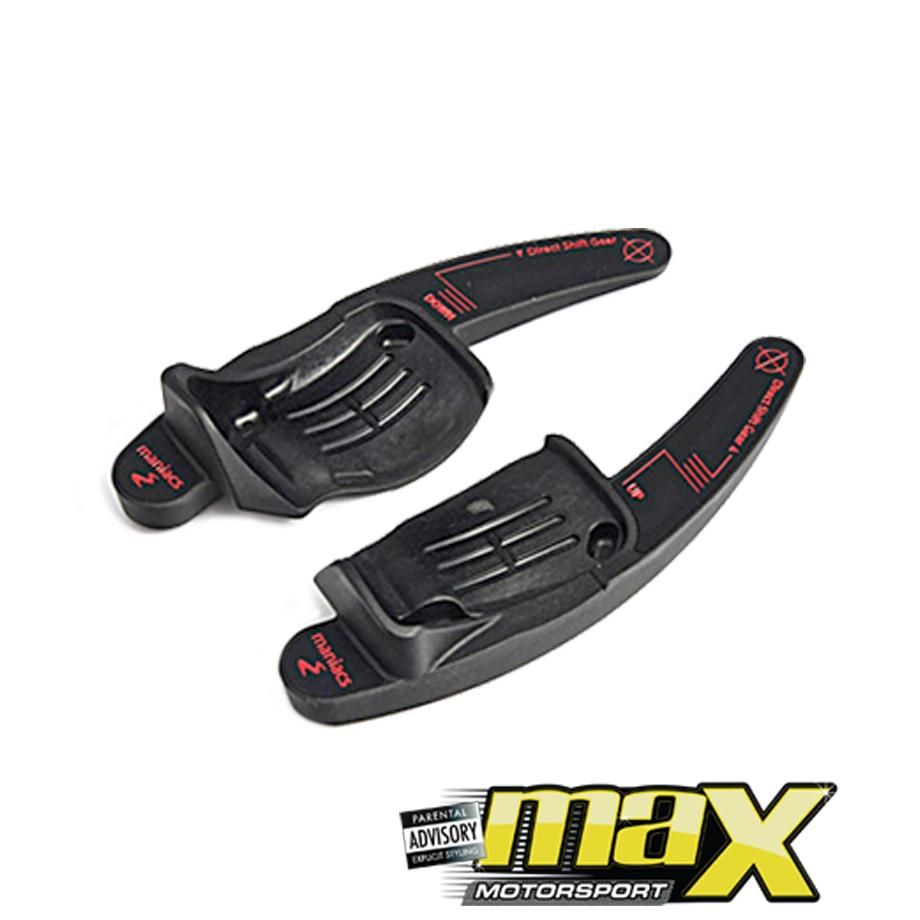 VW Golf 5 Maniacs Paddle Shift Extensions (Black) maxmotorsports