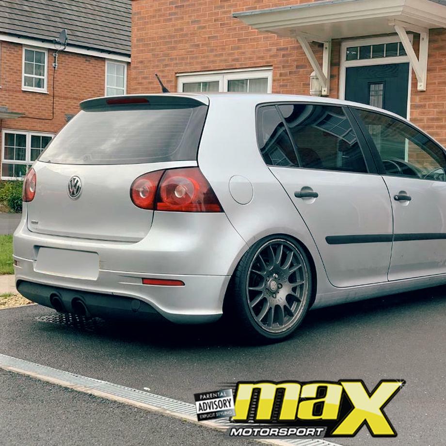 Suitable To Fit - VW Golf 5 R32 Style Rear Bumper Diffuser With Heatsh ...