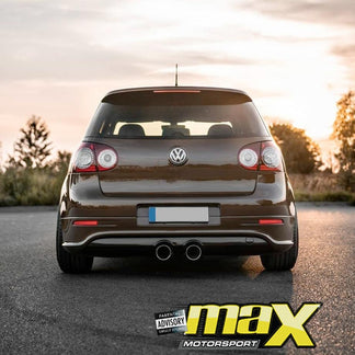 Suitable To Fit - VW Golf 5 R32 Style Rear Bumper Diffuser With Heatsh ...