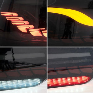 VW Golf 6 CS Style OLED Sequential Smoked Black Taillights Max Motorsport