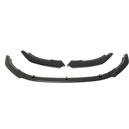 VW Golf 6 GTI Gloss Black 3-Piece Plastic Front Spoiler maxmotorsports