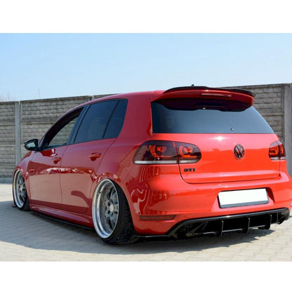 VW Golf 6 GTI Maxton Style Gloss Black Roof Spoiler Extension Max Motorsport