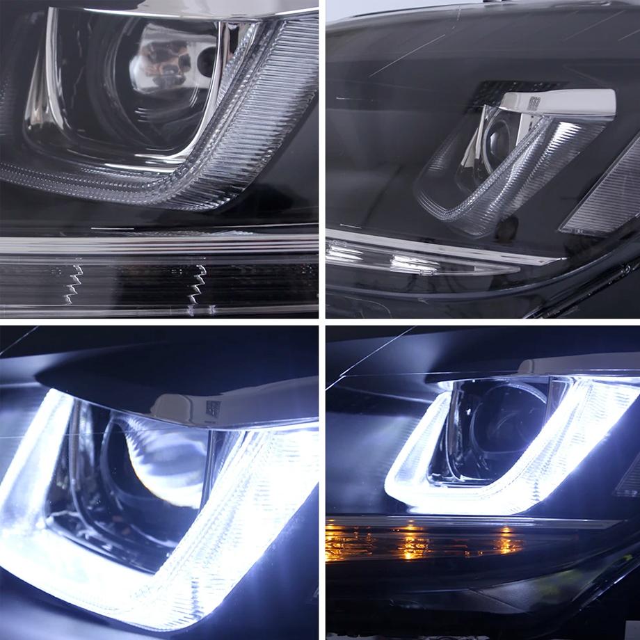 VW Golf 6 LED Projector Headlight - Golf 7 GTI Style Max Motorsport
