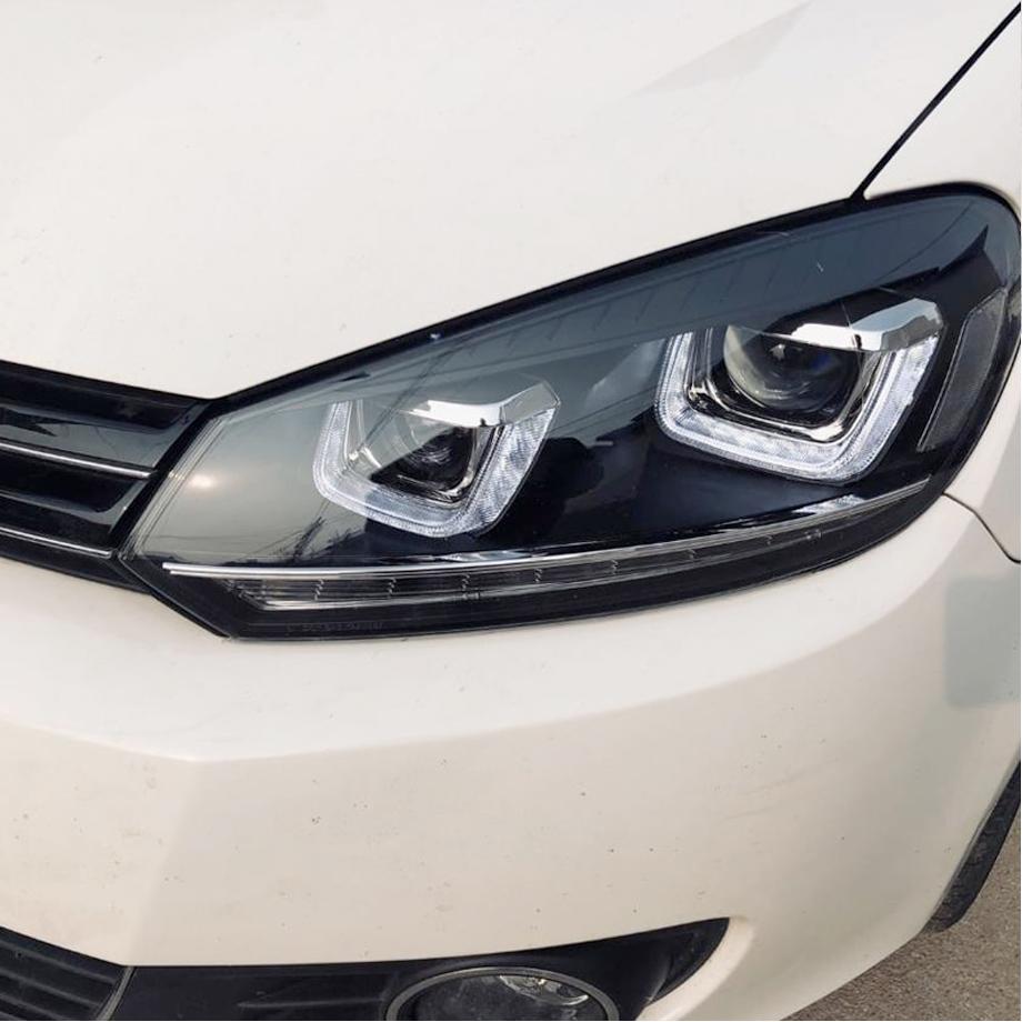 VW Golf 6 LED Projector Headlight - Golf 7 GTI Style Max Motorsport