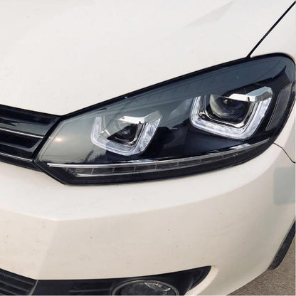 VW Golf 6 LED Projector Headlight - Golf 7 GTI Style Max Motorsport