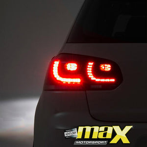 VW Golf 6 OEM R20 Style LED Taillights With Sequential Indicator maxmotorsports