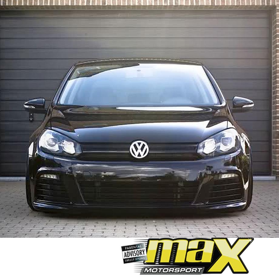 VW Golf 6 R20 Style Plastic Front Bumper Upgrade maxmotorsports