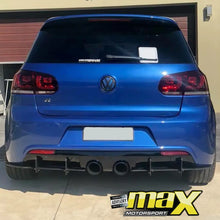 Load image into Gallery viewer, VW Golf 6R Gloss Black Maxton Style Diffuser maxmotorsports
