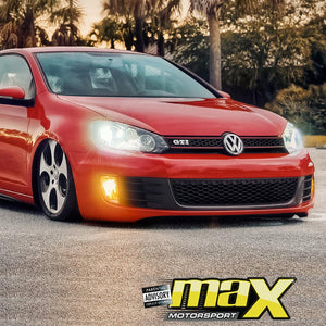 VW Golf 6 GTI Front Plastic Bumper With Fogs maxmotorsports