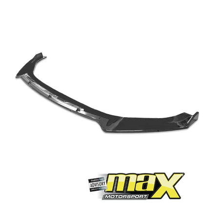 VW Golf 7 / 7.5  GTI Gloss Black Maxton Style Plastic Front Spoiler maxmotorsports