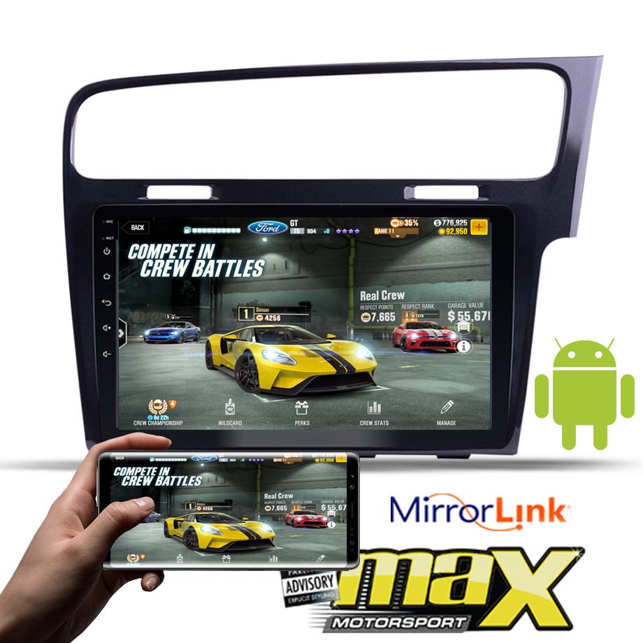 VW Golf 7 - 9 Inch Android Double Din Multimedia Player With Canbus maxmotorsports