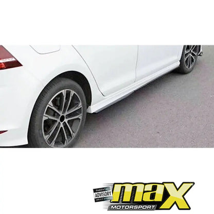 VW Golf 7 /7.5 GTI Gloss Black Side Skirt Extensions (4-Piece) maxmotorsports