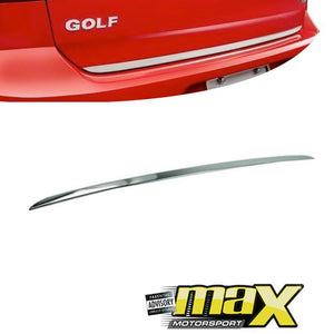 VW Golf 7 Chrome Aluminum Boot Lid Strip maxmotorsports