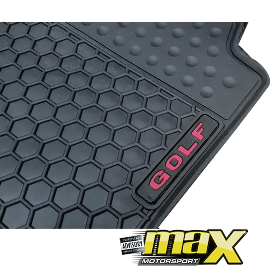 VW Golf 7 Custom Rubber Car Mats (4-Piece) maxmotorsports