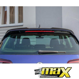 VW Golf 7 GTI / R Maxton Style Gloss Black Roof Spoiler Extension Max Motorsport