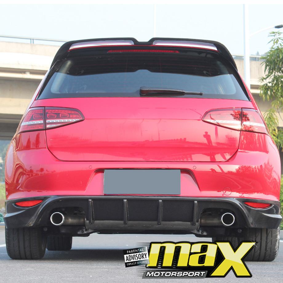 VW Golf 7 GTI Carbon Fibre Rear Diffuser – Max Motorsport