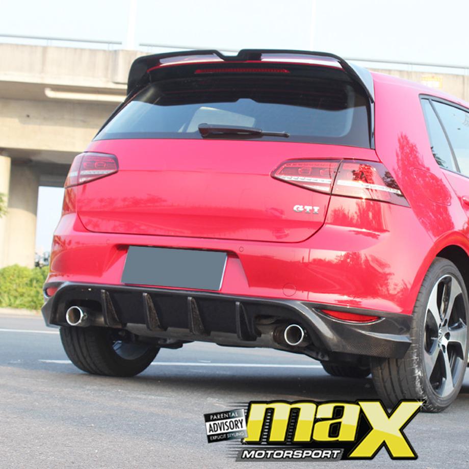 VW Golf 7 GTI Carbon Fibre Rear Diffuser – Max Motorsport