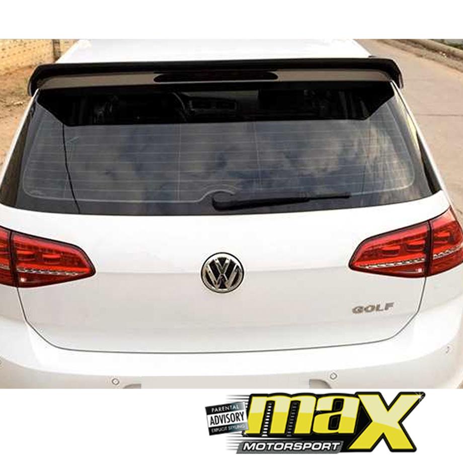 VW Golf 7 GTI Osir Style Gloss Black Roof Spoiler Max Motorsport