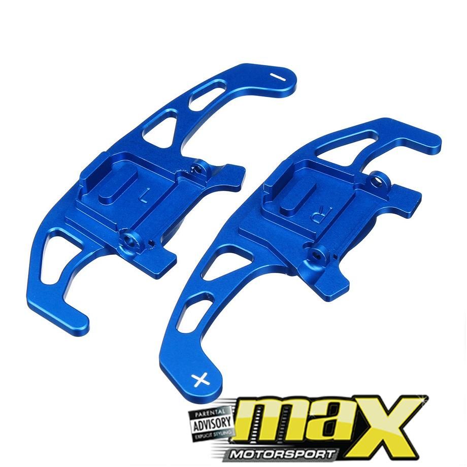 VW Golf 7 GTI Paddle Shift Extensions (Blue) maxmotorsports