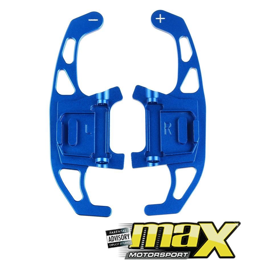 VW Golf 7 GTI Paddle Shift Extensions (Blue) maxmotorsports