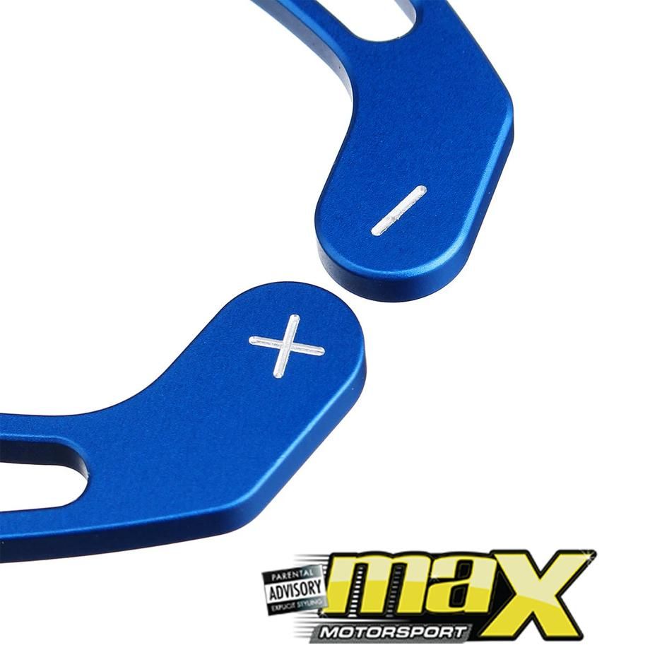 VW Golf 7 GTI Paddle Shift Extensions (Blue) maxmotorsports