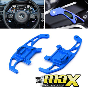 VW Golf 7 GTI Paddle Shift Extensions (Blue) maxmotorsports