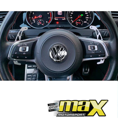 VW Golf 7 GTI Paddle Shift Extensions (Silver) maxmotorsports