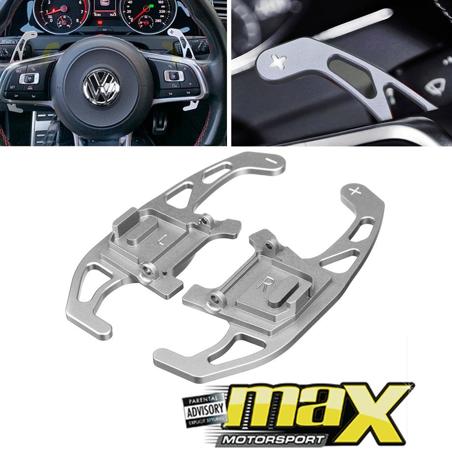 VW Golf 7 GTI Paddle Shift Extensions (Silver) maxmotorsports