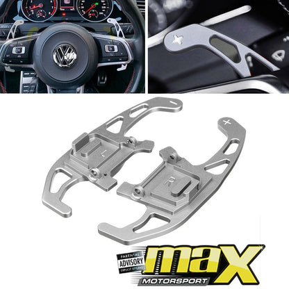 VW Golf 7 GTI Paddle Shift Extensions (Silver) maxmotorsports