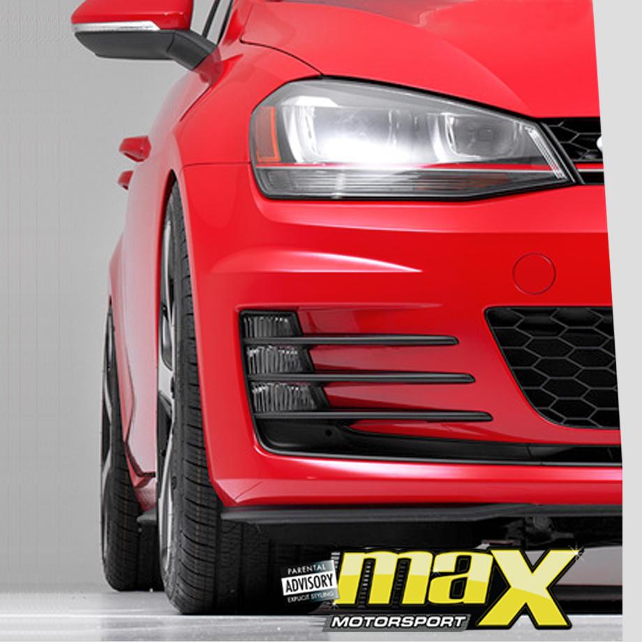 VW Golf 7 GTI Plastic Front Bumper With Fogs Max Motorsport