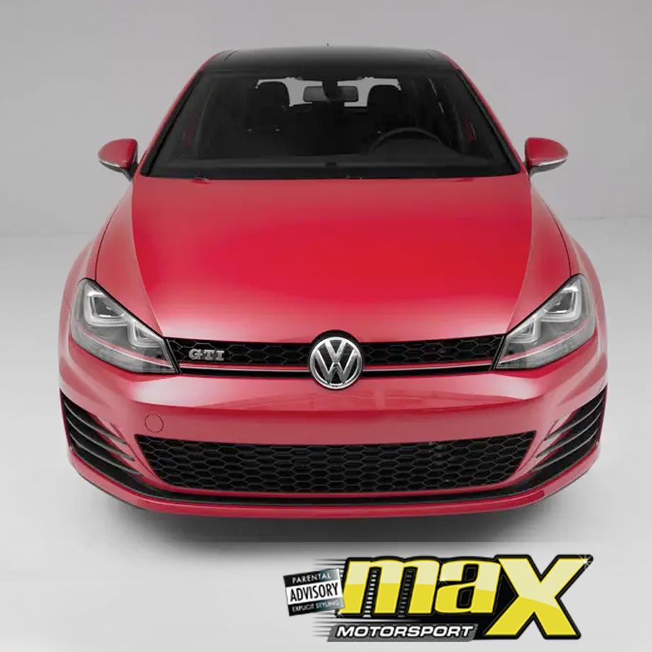 VW Golf 7 GTI Plastic Front Bumper With Fogs Max Motorsport