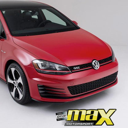 VW Golf 7 GTI Plastic Front Bumper With Fogs Max Motorsport