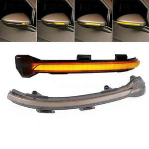 VW Golf 7 Side Mirror Smoked LED Sequential Indicator Light maxmotorsports