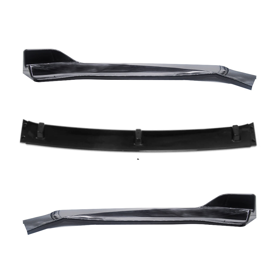 VW Golf 7 TSI 3-Piece Gloss Black Front Spoiler