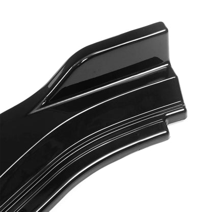 VW Golf 7 TSI 3-Piece Gloss Black Front Spoiler