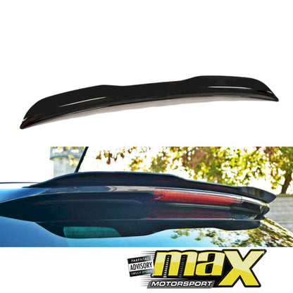 VW Golf 7 TSI Maxton Style Gloss Black Roof Spoiler Extension Max Motorsport