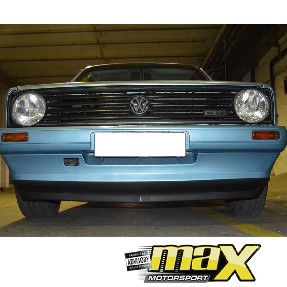 VW Golf MK2 Plastic Front Spoiler maxmotorsports