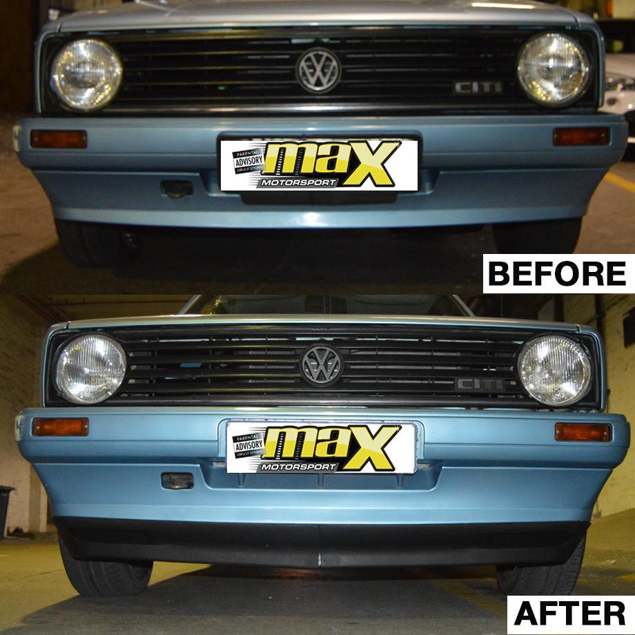 VW Golf MK2 Plastic Front Spoiler maxmotorsports