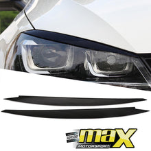 Load image into Gallery viewer, VW Golf MK7 ABT Style Gloss Black Plastic Eyelids maxmotorsports
