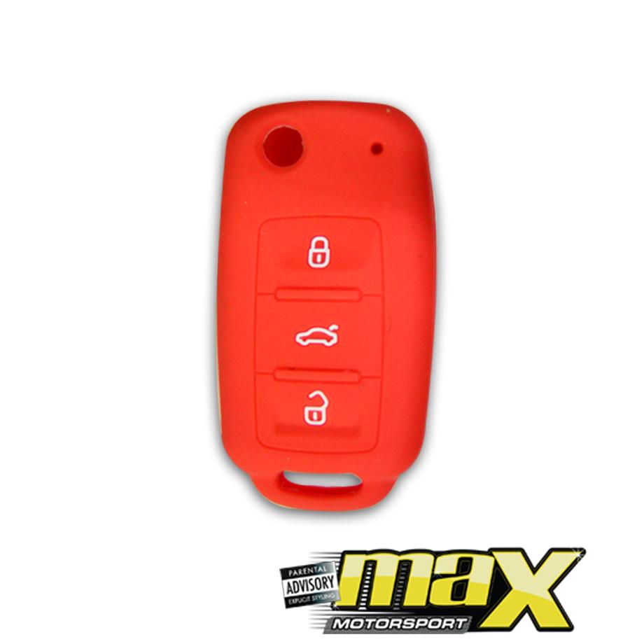 VW Golf Silicone Key Cover With Rubber Key Ring maxmotorsports