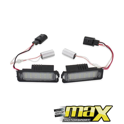 VW LED License Plate Light maxmotorsports