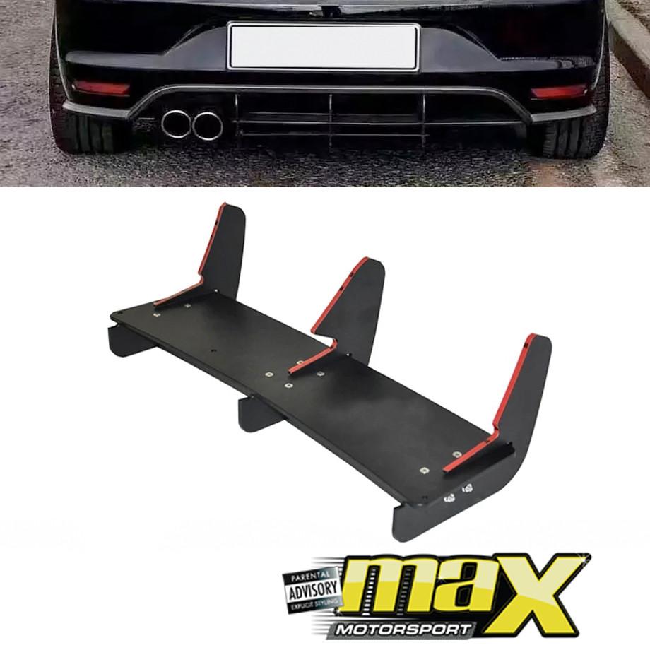 Suitable To Fit - VW Polo 6 GTI Maxton Style Plastic Diffusers – Max ...